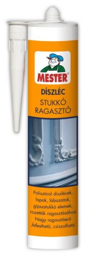 DISZLÉC STUKKÓ RAGASZTÓ 310 ML FEHÉR ÚJ! MESTER