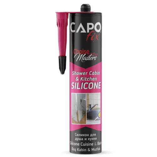 SZANITER SZILIKON FEHÉR   320 GR. CAPOFIX