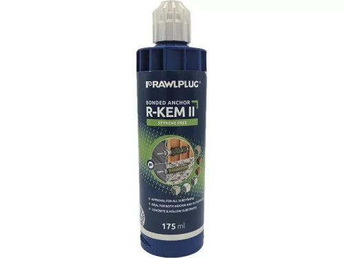 KÉTKOMPONENSŰ POLIÉSZTER GYANTA VEGYI DŰBEL 175 ML R-KEM II RAWLPLUG