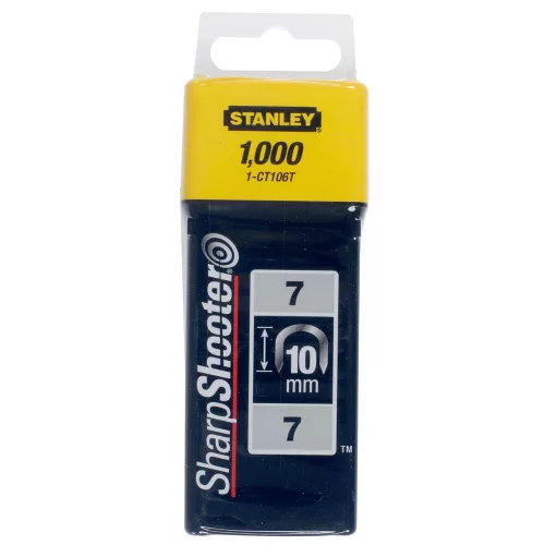 KÁBELTŰZŐ KAPOCS 10MM 1000DB  - STANLEY 1-CT106T