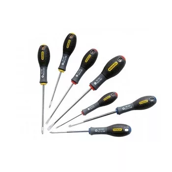   CSAVARHÚZÓ KÉSZLET 7 RÉSZES LAPOS/PZ/PH FATMAX STANLEY 0-65-438
