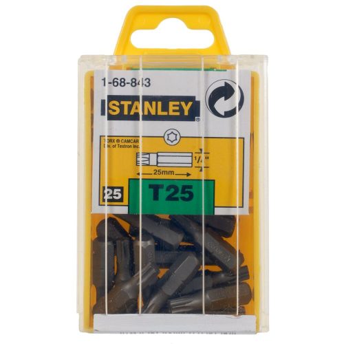 BIT HEGY 1/4 T25 TORX 25DB  - STANLEY 1-68-843