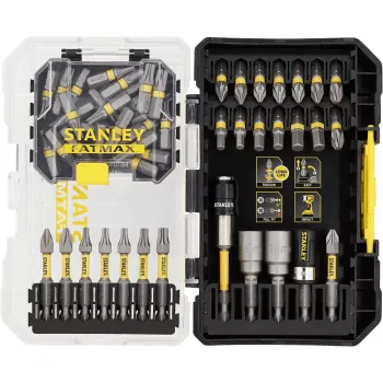   BIT KÉSZLET 55 RÉSZES BEHAJTÓ SZÁRRAL IMPACT TORSION FATMAX STANLEY STA88559-XJ