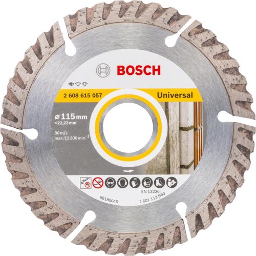 GYÉMÁNT VÁGÓTÁRCSA UNIVERZ.BOSCH 115Q  2608615058
