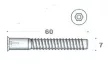 COMPRIMAT CSAVAR    BKNY FURAT. 7.0*60 MM