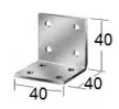 DERÉKSZÖG LEMEZ 40*40*40   LV:2MM VORMANN SAROKVAS