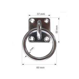 FÜGGESZTŐ KARIKA TALPAS   7*45MM  TO-PEX