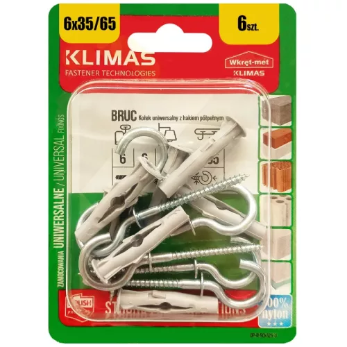 LÁMPAHOROG TIPLIVEL 6 DB KLIMAS BLISZTER 3,5X65 / 6X35 MM