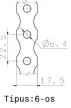HILTI SZALAG      6-OS      /10*17*0,5/ 10 FM