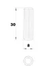FATIPLI  8*30 MM  KÖLDÖKCSAP 500DB/CSOM 
