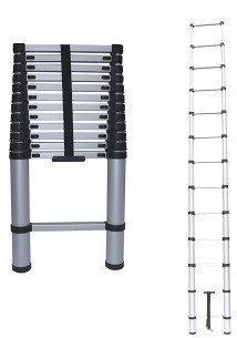 TELESZKÓPOS LÉTRA 13FOK M:3,8M ALU.9,6KG LS1112C, 42-1