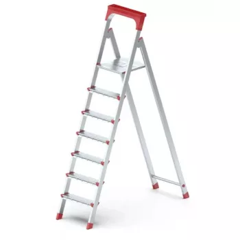 HÁZTARTÁSI LÉTRA 7+1 LÉPCSŐS ALU.ÖTVÖZET CASALINE