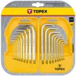 IMBUSZK.ÉS TORX KLT. 18R. 1,5-10,T10-50. TOPEX