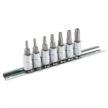 BIT KÉSZLET TORX   7R.   1/4"   T10-40 TOPEX
