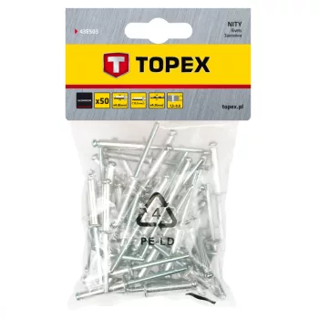 POPSZEGECS     4.8*12MM     50DB TOPEX