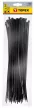 KÁBELKÖTEGELŐ 4,8x370 MM FEKETE 75DB/CSOMAG TOPEX