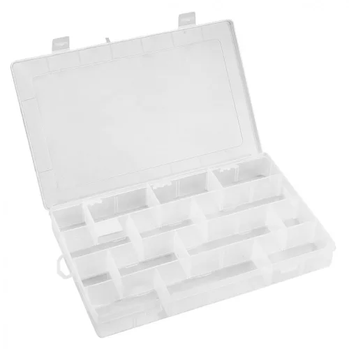 SZORTIMENTER  35*22,8*4,9CM  ÁTLÁTSZÓ TOPEX