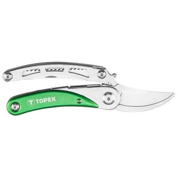 TÖBBFUNKCIÓS METSZŐOLLÓ 5:1 KERTI TOKKAL TOPEX