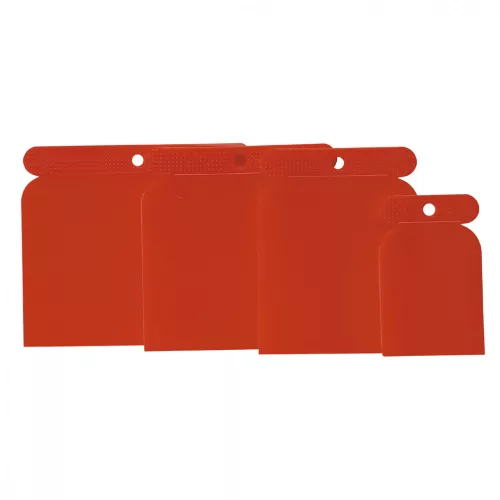 GLETTELŐ SPATULYA KÉSZLET 4 RÉSZES 50-120 MM MŰANYAG TOP TOOLS