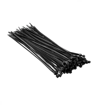 KÁBELKÖTEGELŐ   2,5*200MM FEKETE 100DB TOP TOOLS