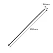 KÁBELKÖTEGELŐ EXTREME 3,6x200 MM FEKETE 100DB/CSOMAG UV-ÁLLÓ NEO TOOLS