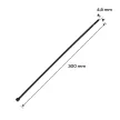 KÁBELKÖTEGELŐ EXTREME 4,8X300 MM FEKETE 100DB/CSOMAG UV-ÁLLÓ NEO TOOLS