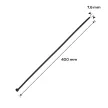 KÁBELKÖTEGELŐ EXTREME 7,6x400 MM FEKETE 50DB/CSOMAG UV-ÁLLÓ NEO TOOLS