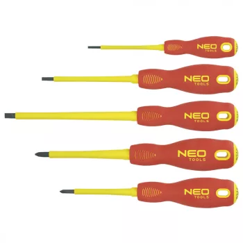 CSAVARHÚZÓ KÉSZLET 5 RÉSZES 1000V SZIGETELT NEO TOOLS