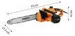 LÁNCFŰRÉSZ 1800W 405MM NEO TOOLS