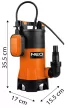 SZENNYVÍZ SZIVATTYÚ 900W 16000L/H NEO