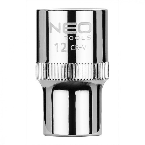 DUGÓKULCS FEJ   1/2"   12MM    6P. NEO TOOLS