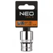 DUGÓKULCS FEJ   1/2"   19MM     6P. NEO TOOLS