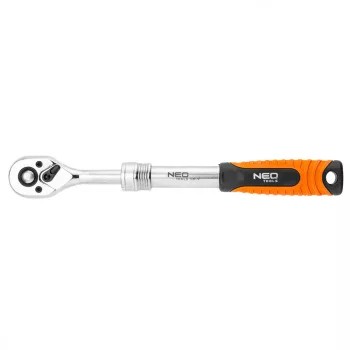   RACSNIS HAJTÓKAR 1/2" 305-445 MM ÁLLÍTHATÓ TELESZKÓPOS 72 FOG NEO TOOLS