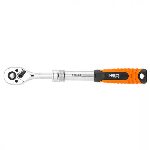 RACSNIS HAJTÓKAR 1/2" 305-445 MM ÁLLÍTHATÓ TELESZKÓPOS 72 FOG NEO TOOLS