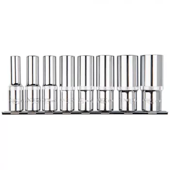   DUGÓKULCS KÉSZLET 8 RÉSZES 1/2" 10-24 MM HOSSZÚ NEO TOOLS