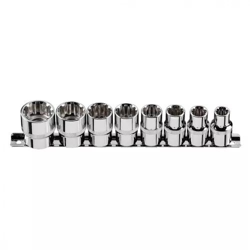 DUGÓKULCS KÉSZLET 8 RÉSZES 1/2" 10-24 MM  NEO TOOLS