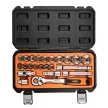DUGÓKULCS KÉSZLET 23 RÉSZES 1/2" 8-32 MM NEO TOOLS