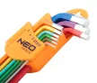 IMBUSZKULCS KLT.   9R. 1,5-10 HOSZ.SZIN. NEO TOOLS