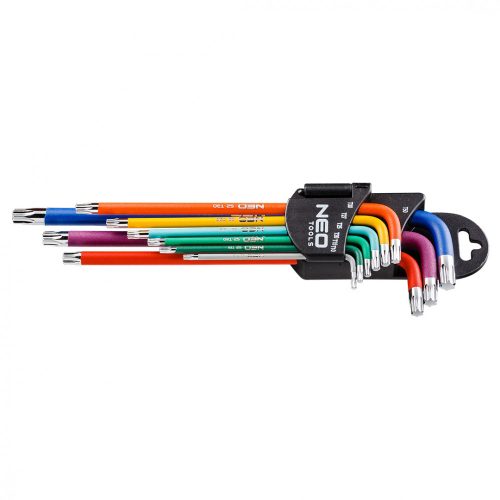 IMBUSZKULCS KLT. TORX 9R.T10-T50 SZINES  NEO TOOLS