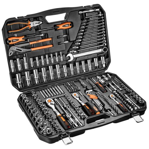 DUGÓKULCS KÉSZLET 1/2"-3/8"-1/4" 233R. NEO TOOLS