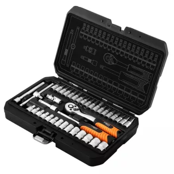 DUGÓKULCS KÉSZLET 38 RÉSZES 1/4" SZATÉN NEO TOOLS