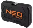 DUGÓKULCS KÉSZLET 38 RÉSZES 1/4" SZATÉN NEO TOOLS