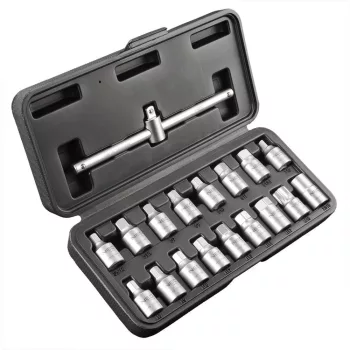   OLAJLEERESZTŐ DUGÓKULCS KÉSZLET 18 RÉSZES 3/8" NEO TOOLS