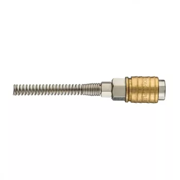   PNEUMATIKUS GYORSCSATLAKOZÓ 4x6 MM TÖMLŐKIMENET VÉDŐRUGÓS NEO TOOLS