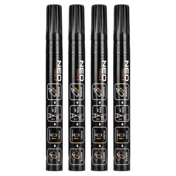 LAKKFILC  FEKETE  VÍZÁLLÓ  VASTAG 4DB/CS NEO TOOLS