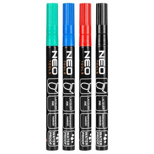 LAKKFILC  4 SZIN  VÍZÁLLÓ  NORMÁL 4DB/CS NEO TOOLS