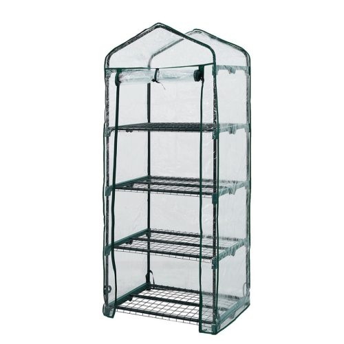 NÖVÉNYHÁZ 69*49*160CM PVC FÓLIA-FÉM SZER NEO