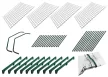 NÖVÉNYHÁZ 69*49*160CM PVC FÓLIA-FÉM SZER NEO