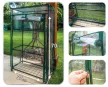 NÖVÉNYHÁZ 46*24*80CM PVC FÓLIA-FÉM SZERK NEO