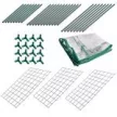 NÖVÉNYHÁZ 46*24*80CM PVC FÓLIA-FÉM SZERK NEO